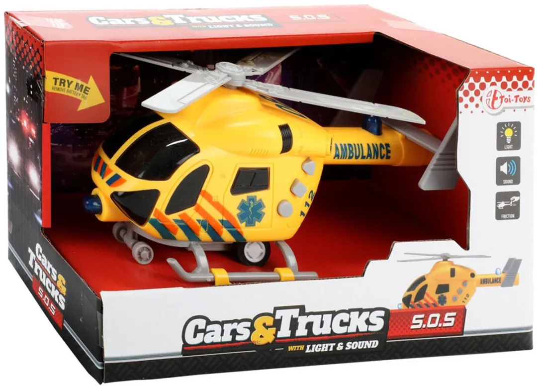 Toi-Toys Trauma Helikopter 29854B - Geel