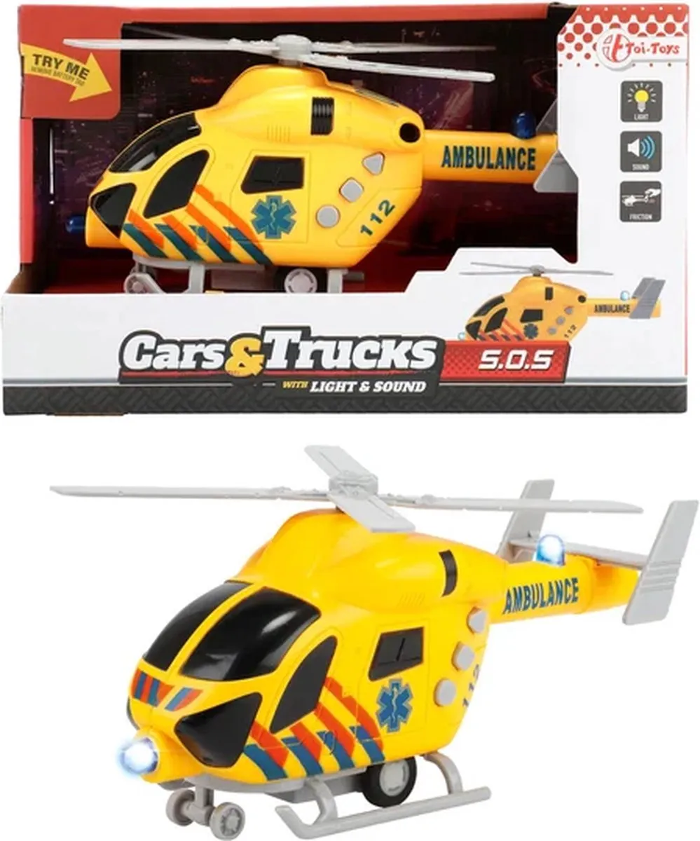 Toi-Toys Trauma Helikopter 29854B - Geel