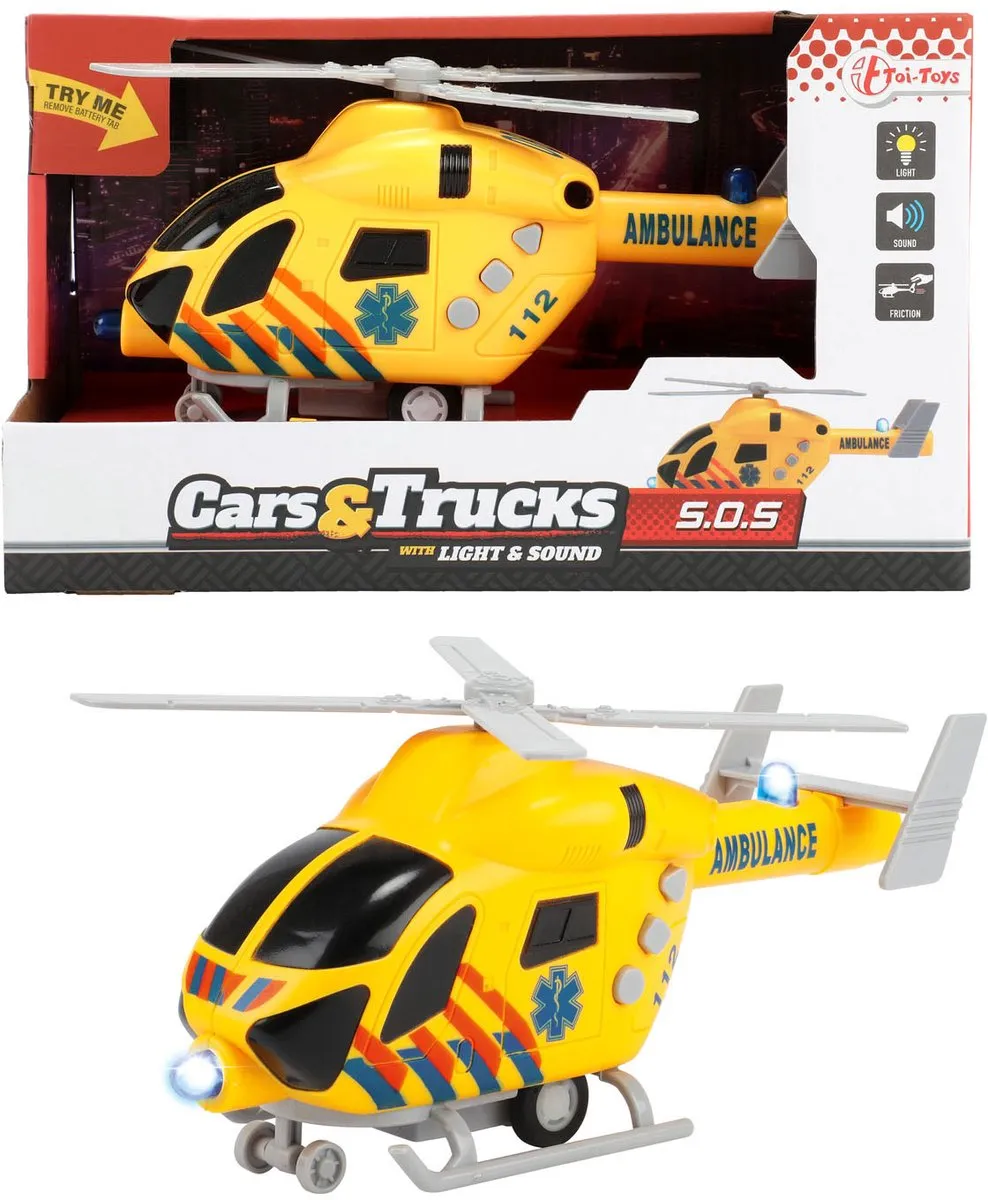 Toi-Toys Trauma Helikopter 29854B - Geel