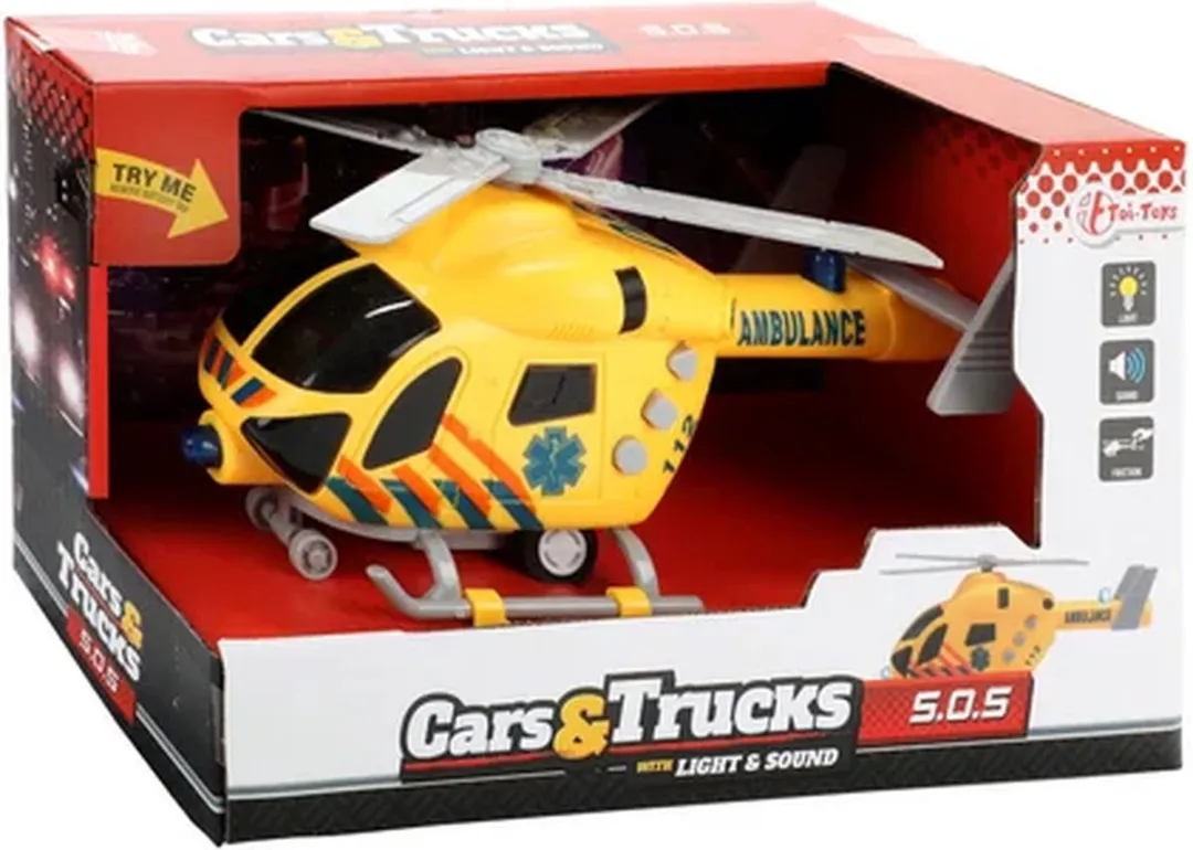 Toi-Toys Trauma Helikopter 29854B - Geel