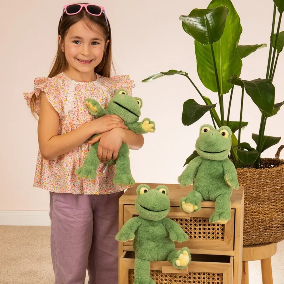 Teddy Hermann Knuffel Kikker - Groen - 32 cm