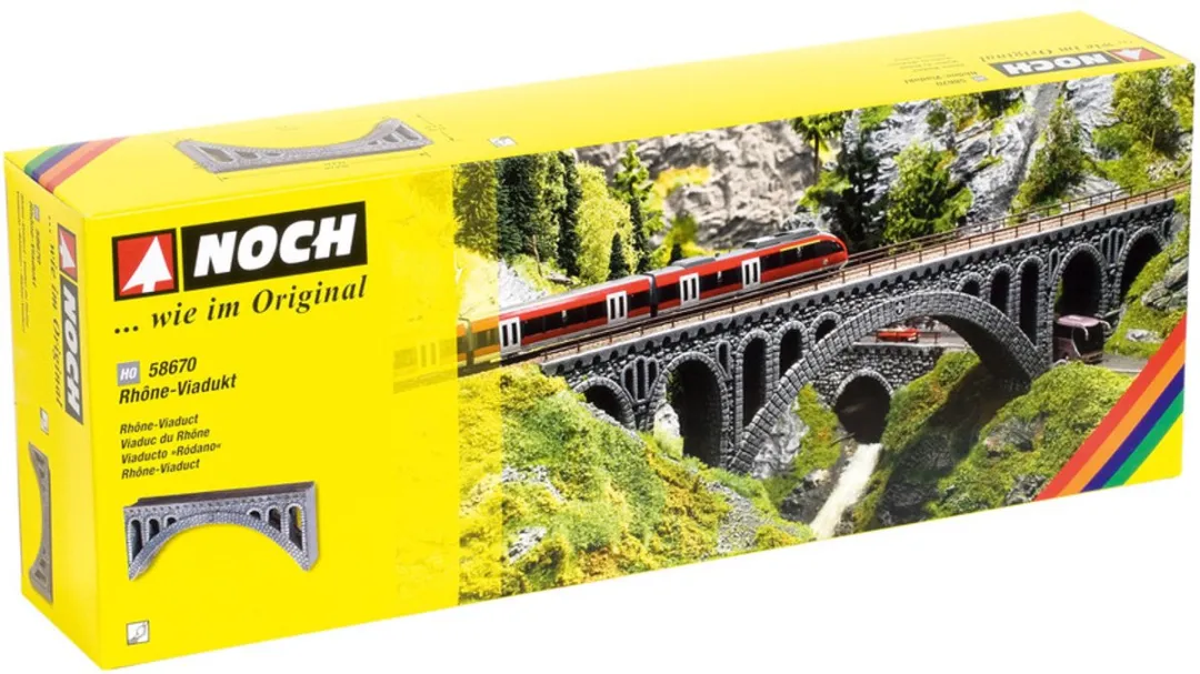 Noch Rhône Viaduct H0 Modelbouwdecoratie