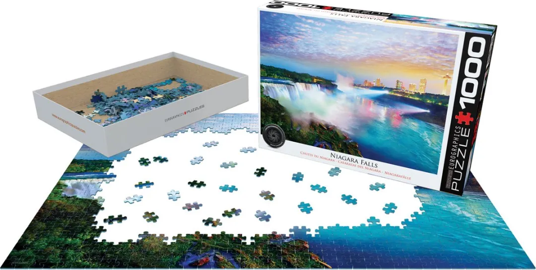 Eurographics Niagara Falls Puzzel 1000 Stuks - Meerkleurig