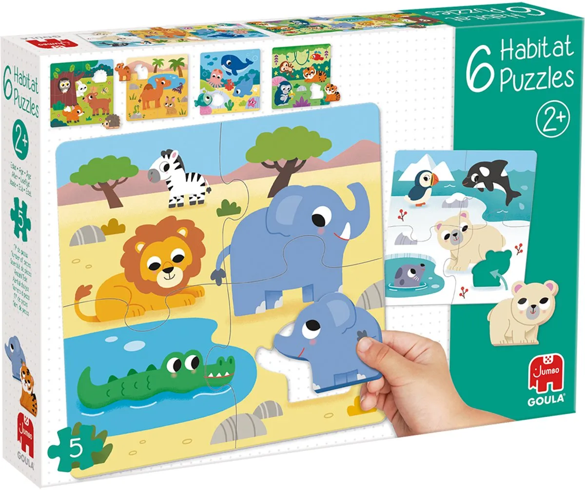 Jumbo Goula 6 Habitat Puzzle