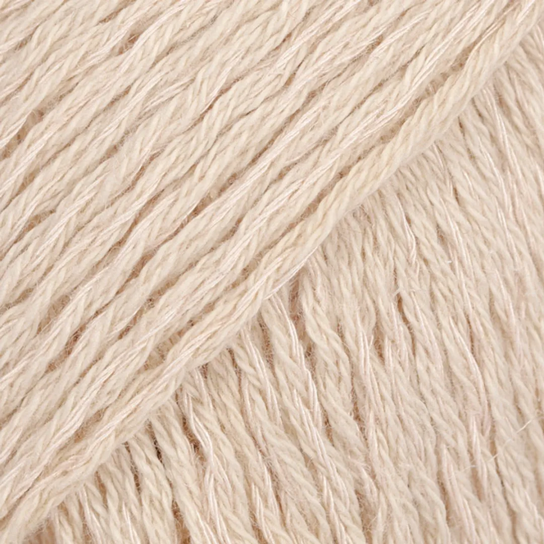 Drops Belle Uni Colour Lichtbeige Katoen Garen