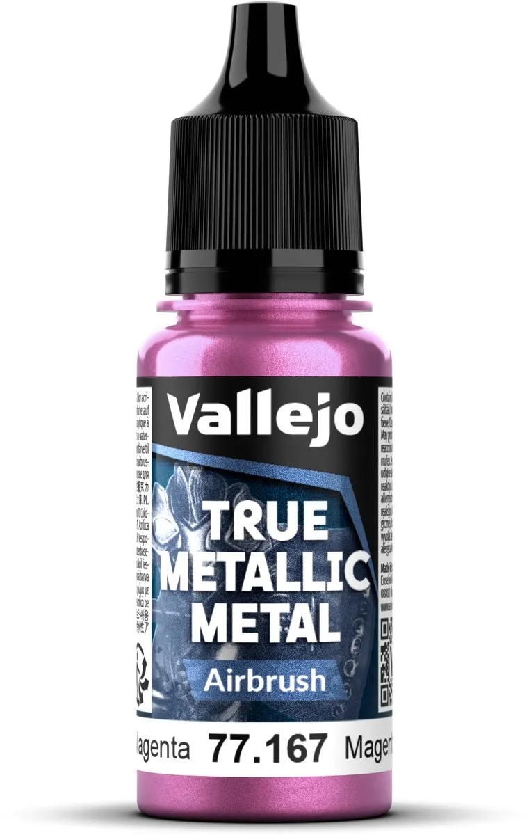Vallejo Hobbyverf Acryl 77167 True Metallic Metal