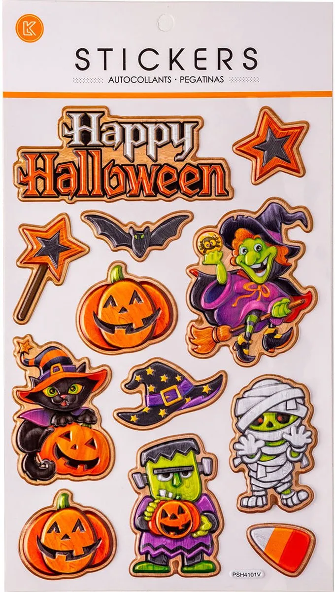Carnival Toys Happy Halloween 3D Stickers