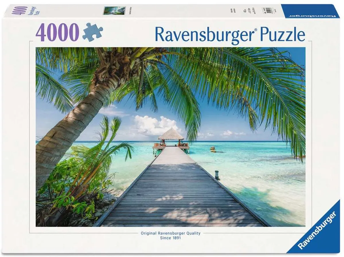 Ravensburger Droomstrand op de Malediven Legpuzzel 4000 Stuks