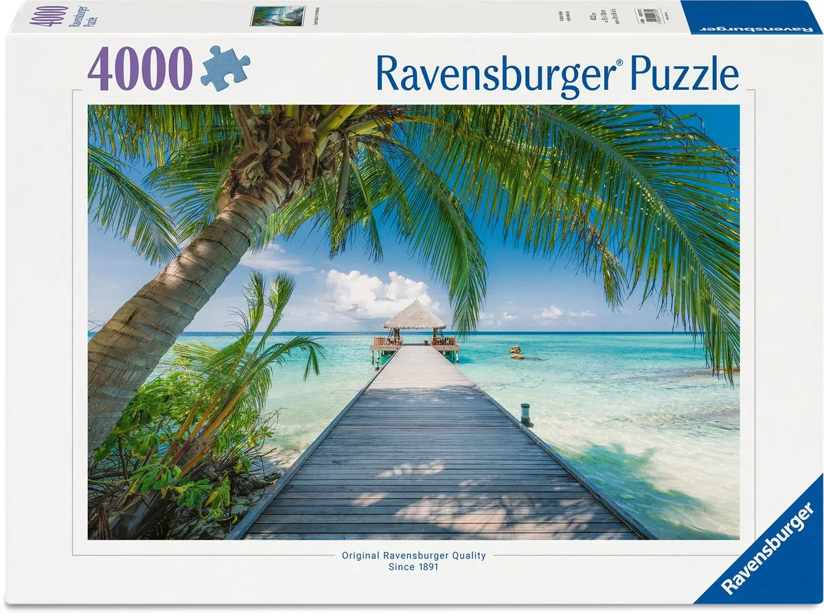 Ravensburger Droomstrand op de Malediven Legpuzzel 4000 Stuks