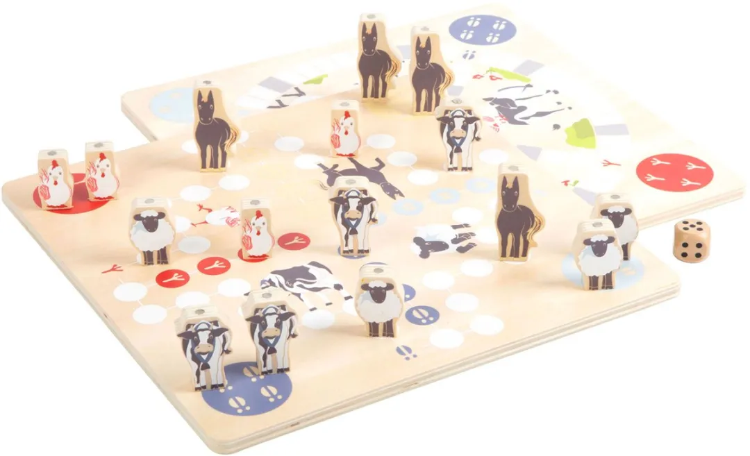 Small Foot Houten Spellen 4in1 Collectie 12228