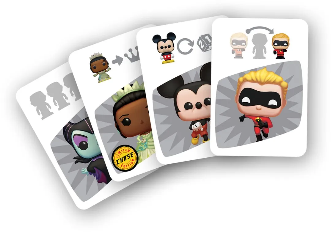 Funko Games Bitty Pop! Chase Game Disney - Bordspel - Met unieke Disney Funko Pops! - Engelstalig!