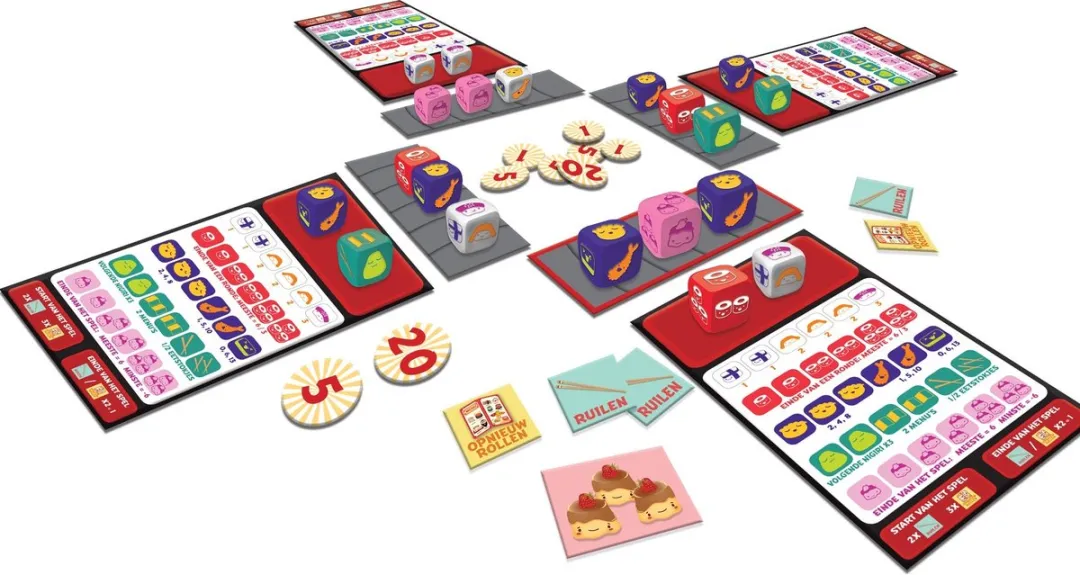 White Goblin Games Sushi Roll Dobbelspel - 2-5 Spelers