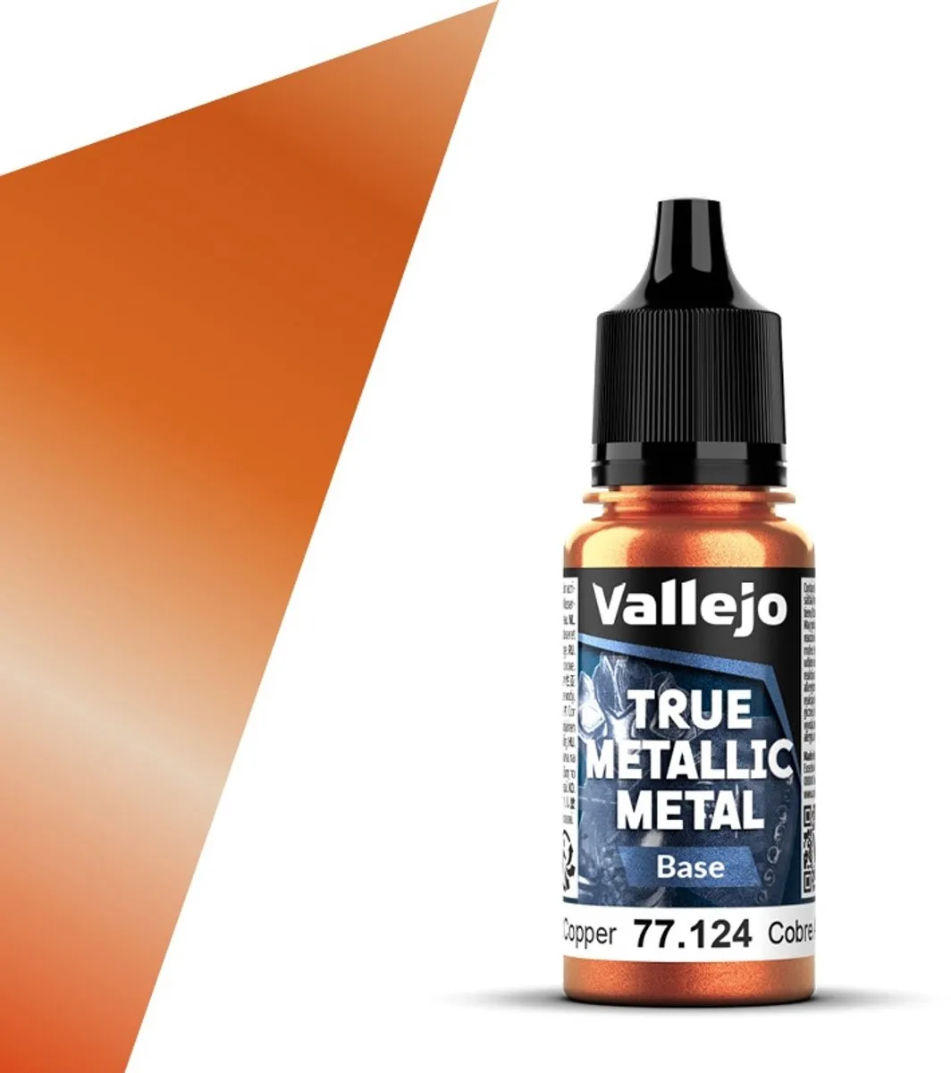 Vallejo Hobbyverf True Metallic Metal Base Oud Koper 18ml