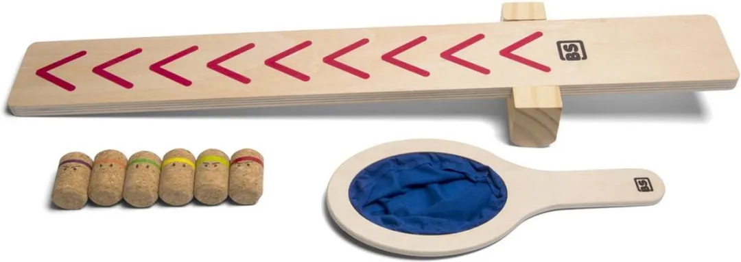 BS Toys Lanceer de Ninja's Houtspel - Multikleur
