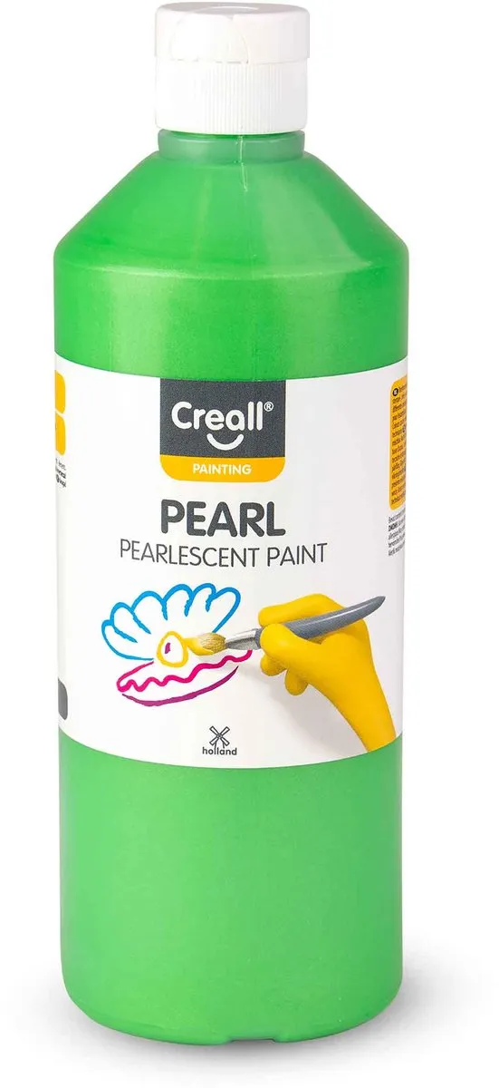 Creall Parelmoerverf Groen 500ml