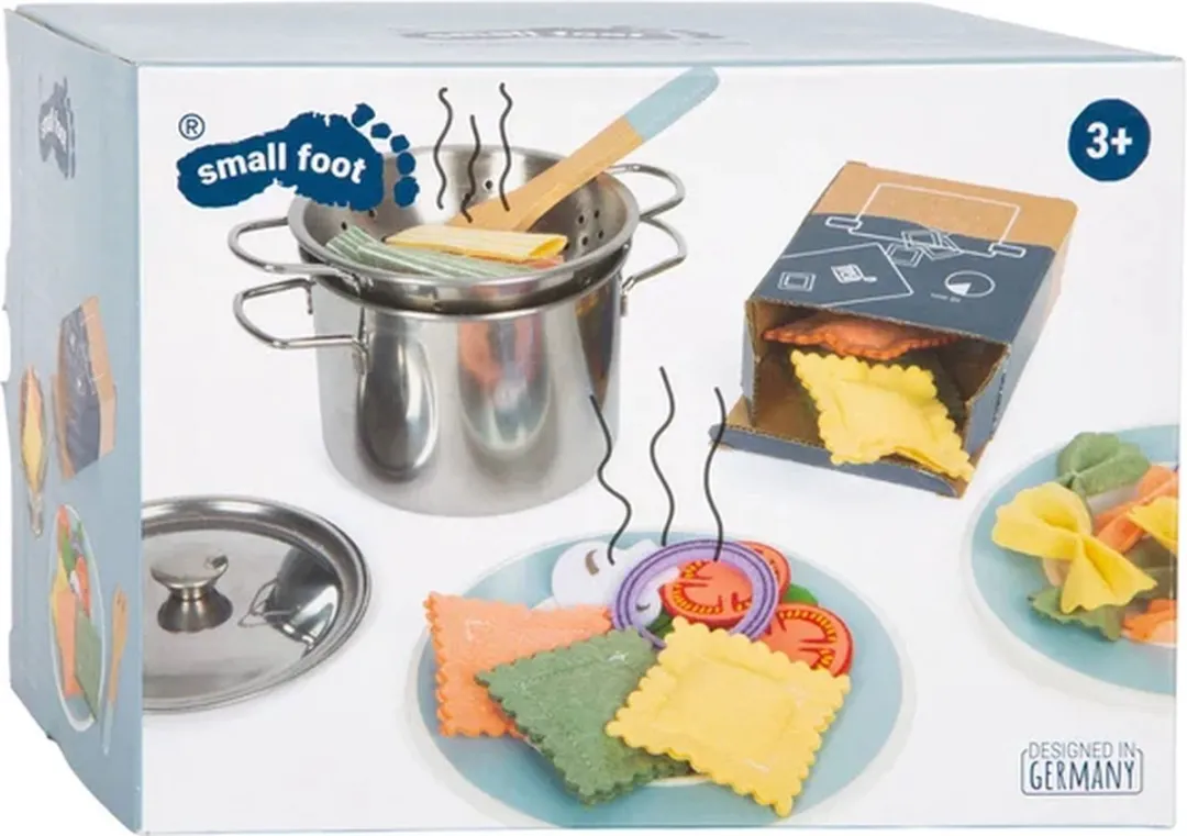 Small Foot Houten Pasta Chef Set 19-delig - Multicolor