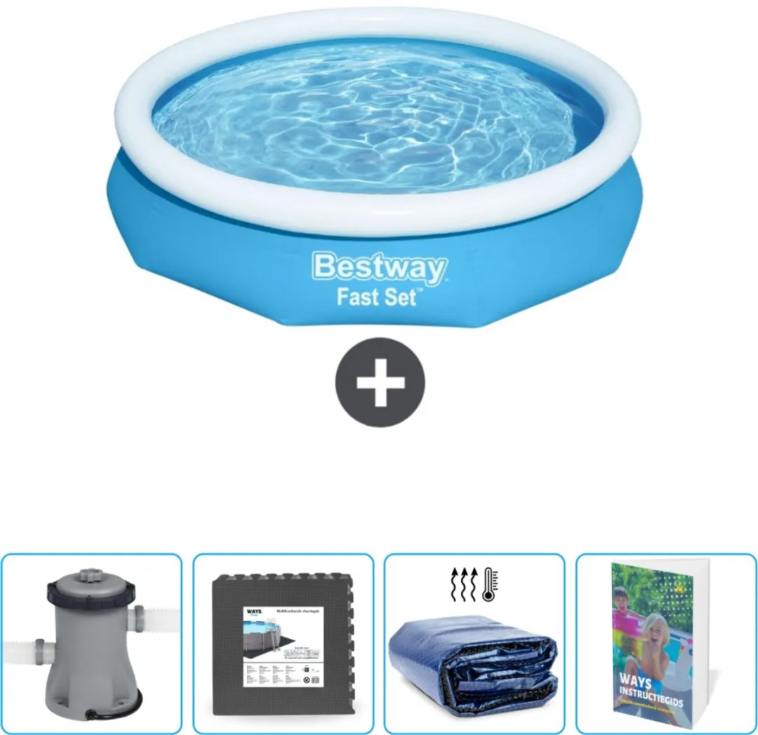 Bestway Fast Set Rond Zwembad 305x66cm