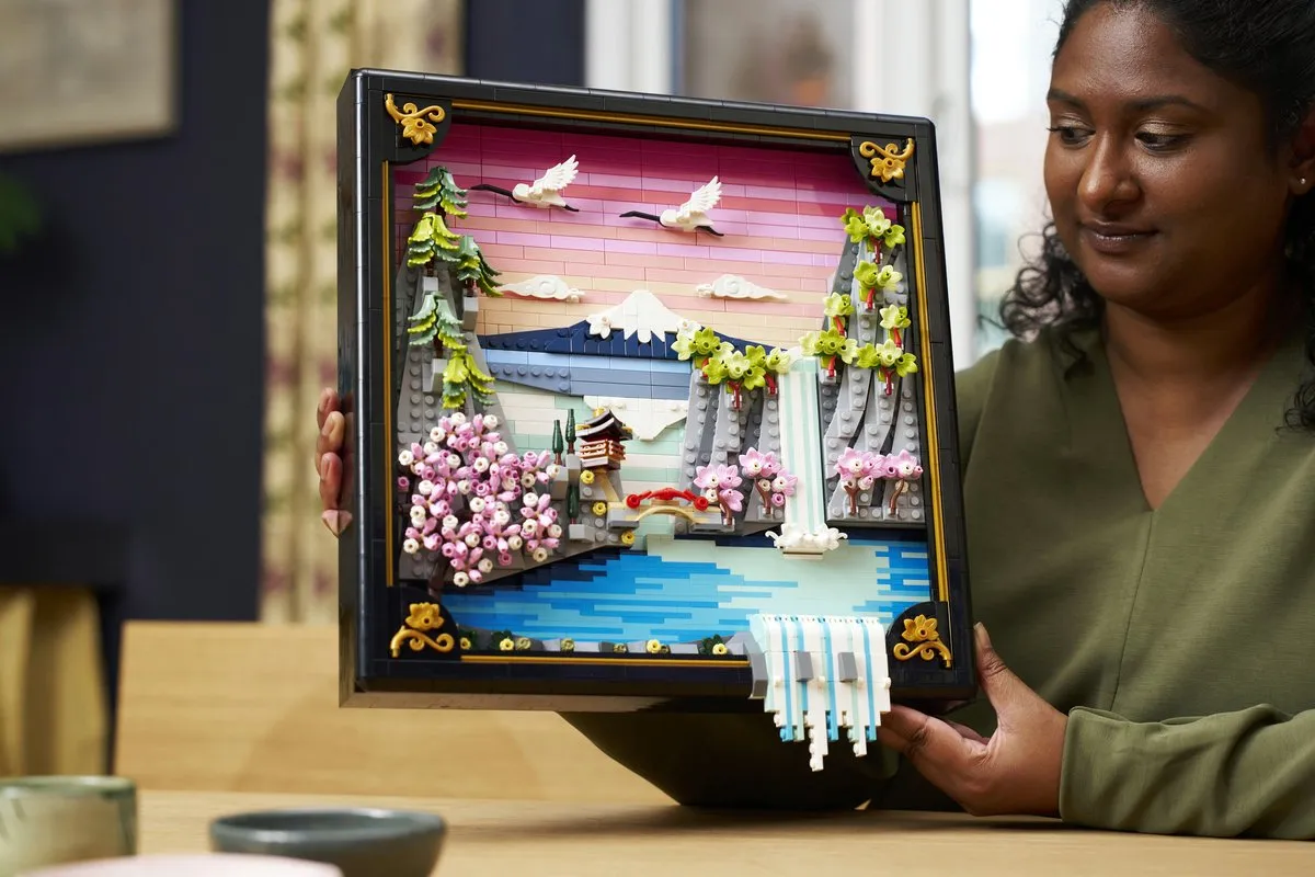 LEGO Art Landschap met Japanse Kersenbloesems 31218 - 1892 Stukken - Multicolor