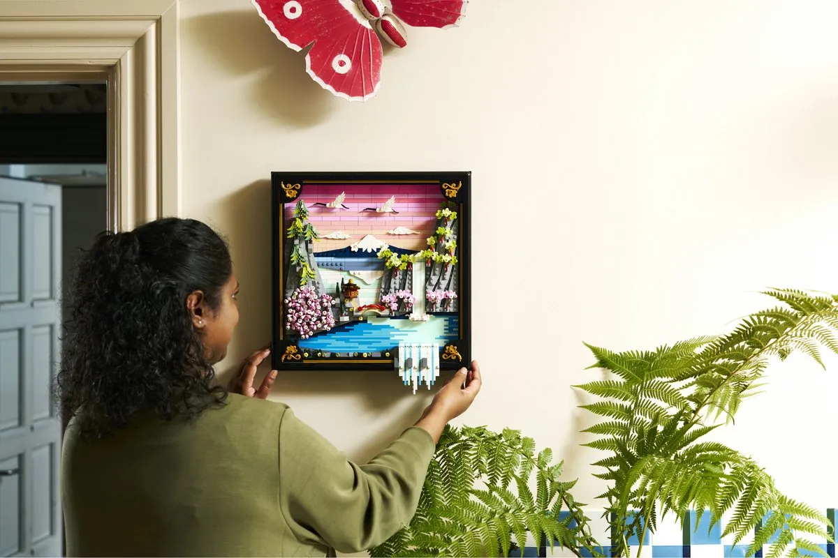 LEGO Art Landschap met Japanse Kersenbloesems 31218 - 1892 Stukken - Multicolor