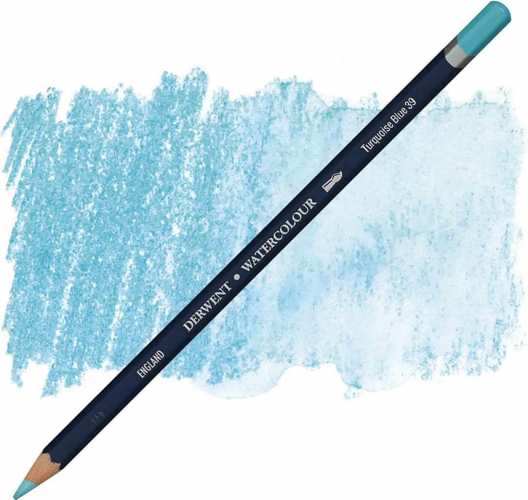 Derwent Watercolour Potlood Turquoise Blue 39