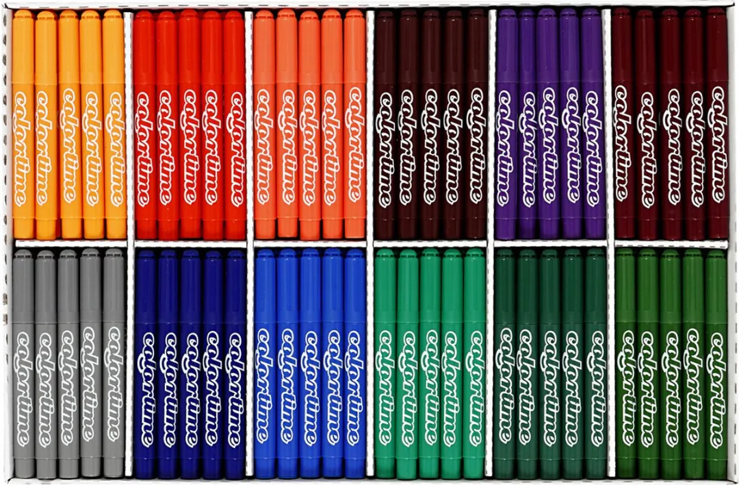 Colortime Multicolor Stiften 288 Stuks - 5mm Lijn