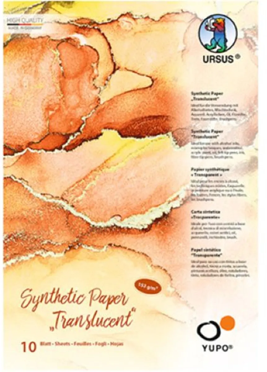 Ursus Yupo Synthetisch Papier Translucent Wit A3