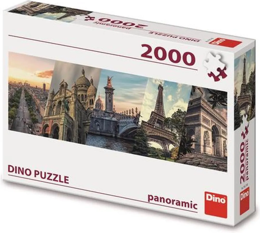 Dino Toys Parijs Panoramische Legpuzzel 2000 Stuks - 562103