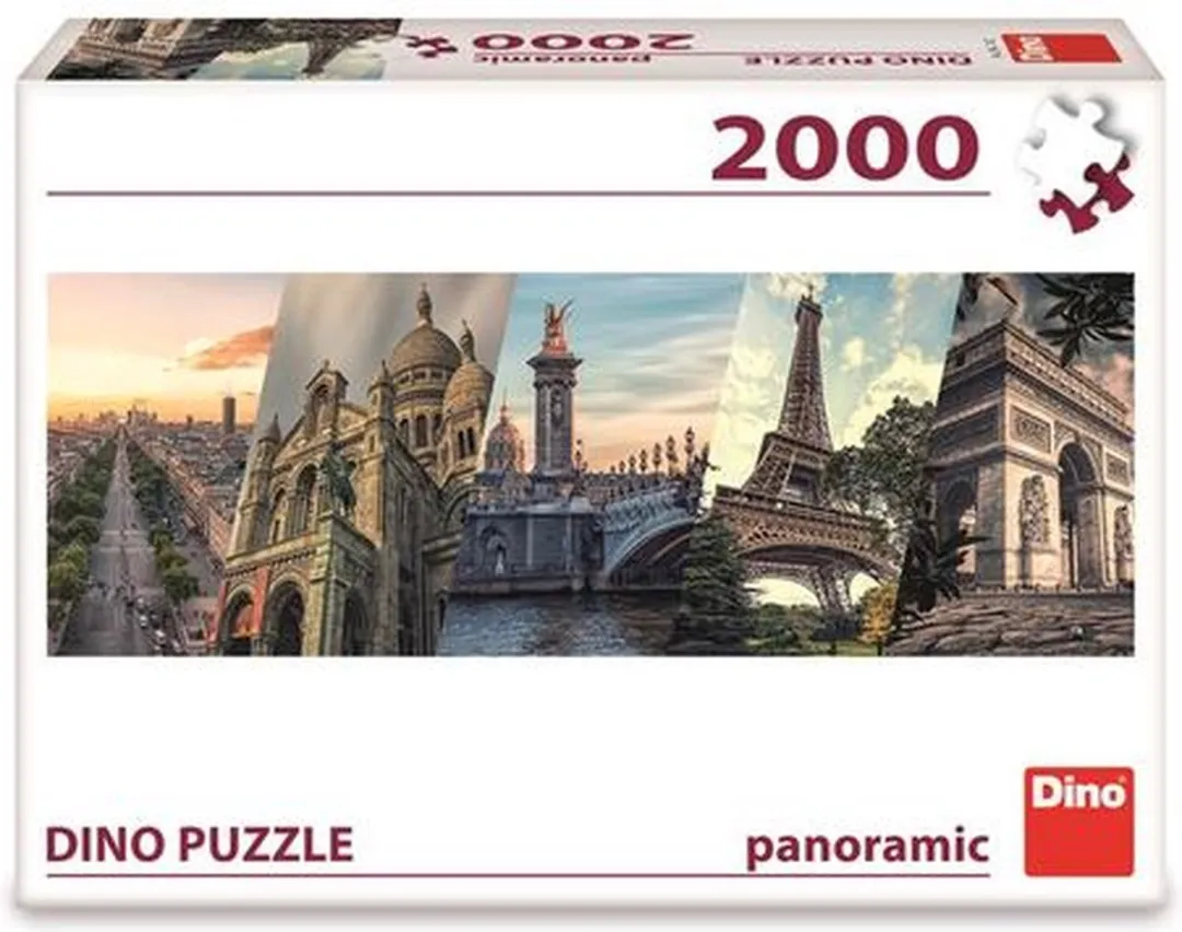 Dino Toys Parijs Panoramische Legpuzzel 2000 Stuks - 562103