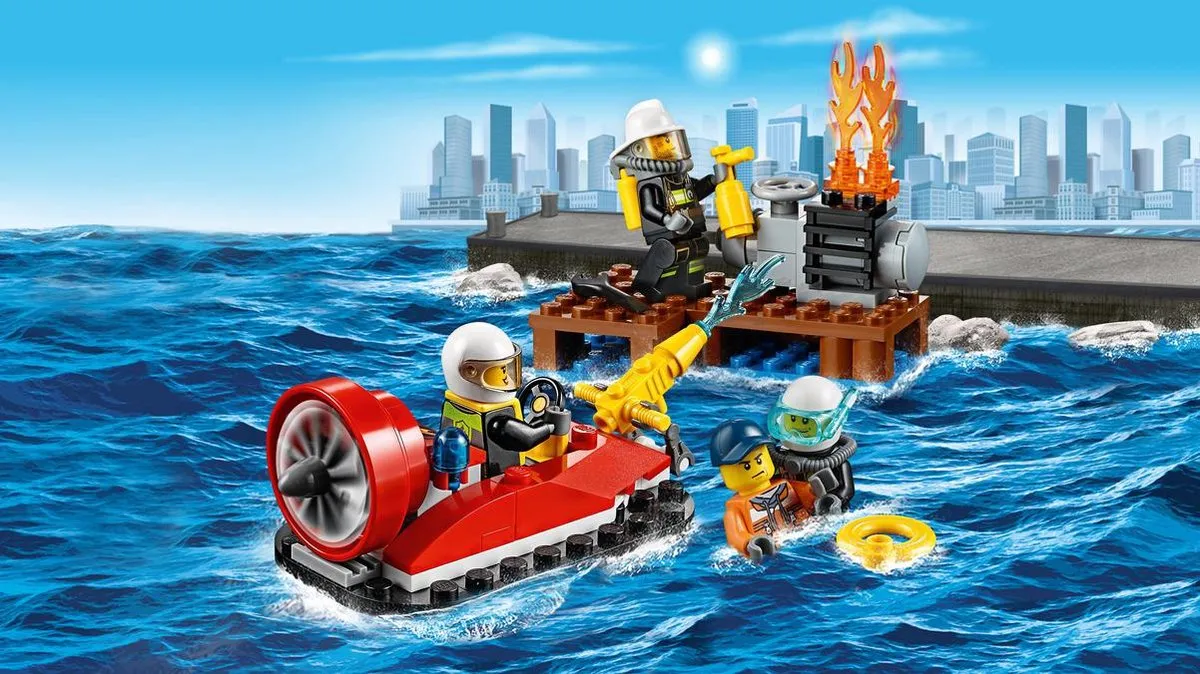 LEGO City Brandweer Starter Set 60106 - 90 Stukken