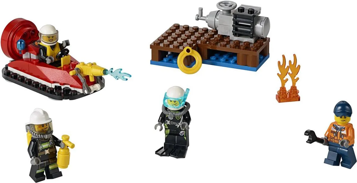 LEGO City Brandweer Starter Set 60106 - 90 Stukken