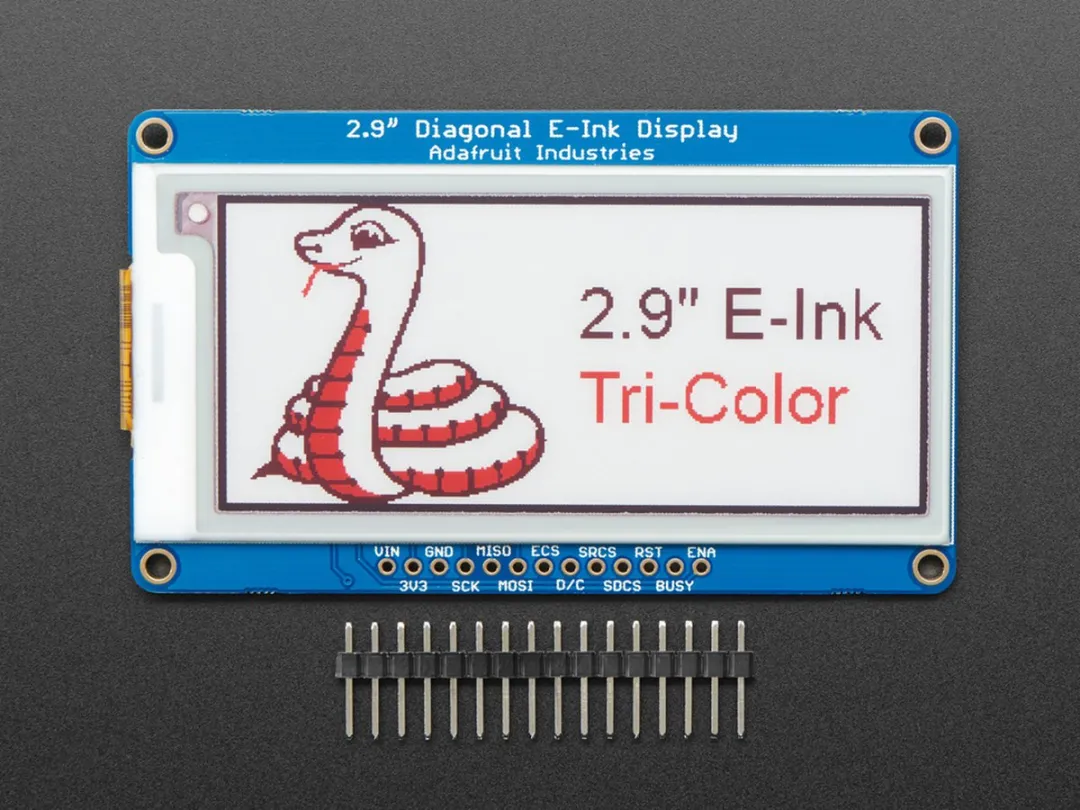 Adafruit 1028 2.9inch eInk Display - Meerkleurig