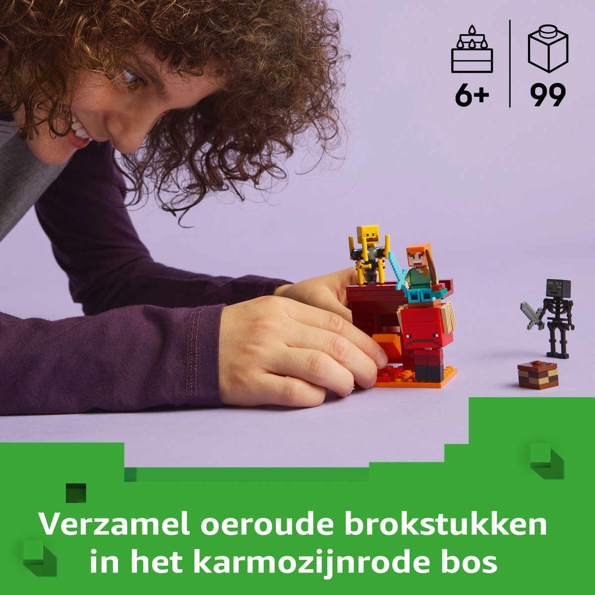 LEGO Minecraft De lavastrijd in de Nether voor kinderen - 21266