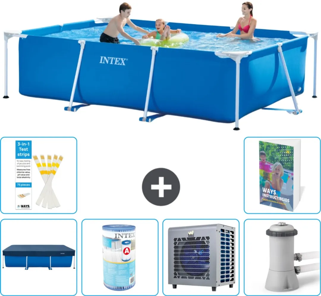 Intex Rechthoekig Frame Zwembad 300x200x75cm