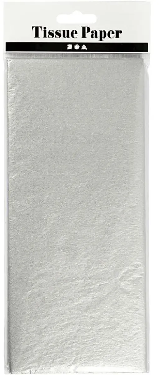 Creativ Company Tissuepapier 50x70cm Zilver - 6 Vel