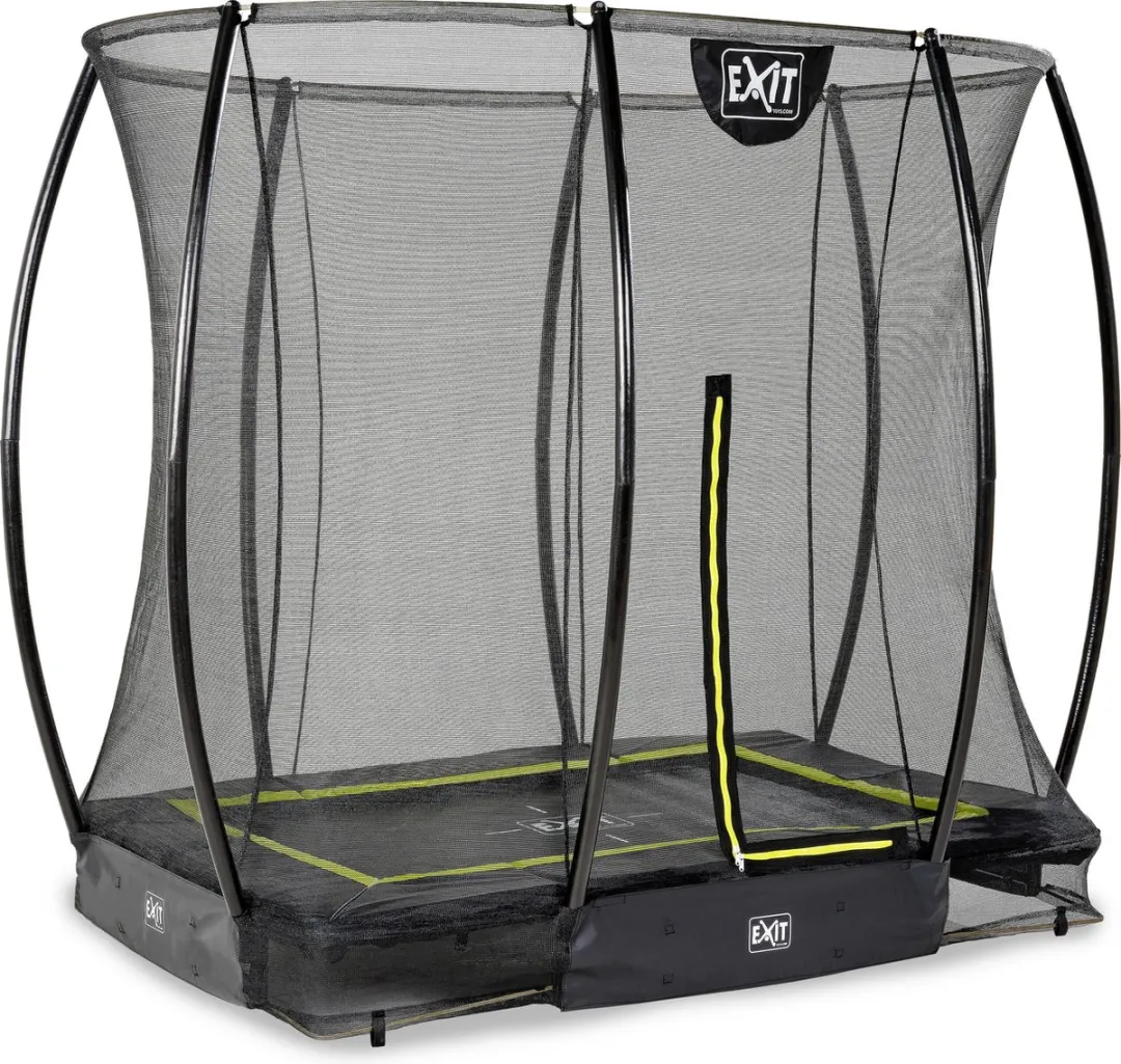 EXIT Silhouette Inground Trampoline 153x214cm - Zwart
