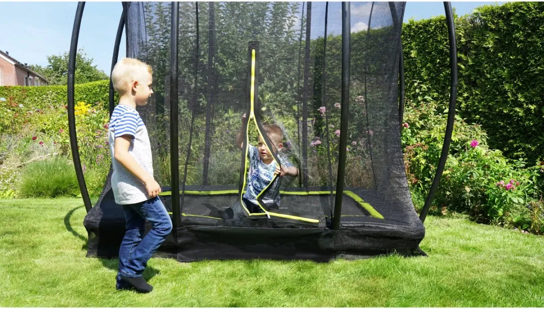 EXIT Silhouette Inground Trampoline 153x214cm - Zwart - afbeelding 6 van 6