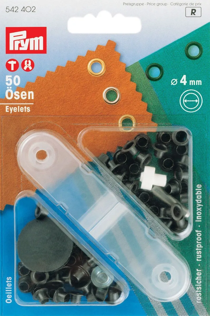 Prym Knopen en Sluitingen Ringen 4mm Gebronsd
