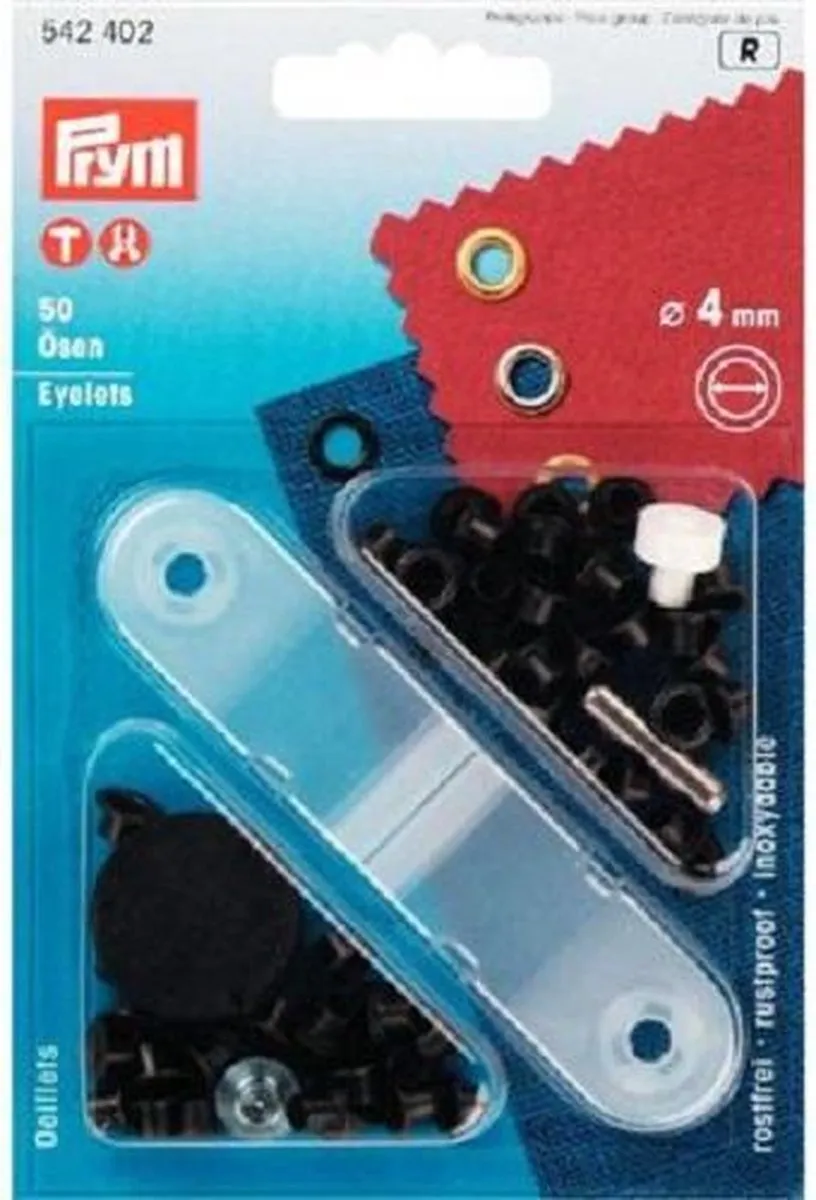 Prym Knopen en Sluitingen Ringen 4mm Gebronsd - 50 Stuks