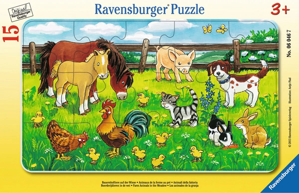 Ravensburger Legpuzzel Boerderij 15 Stuks
