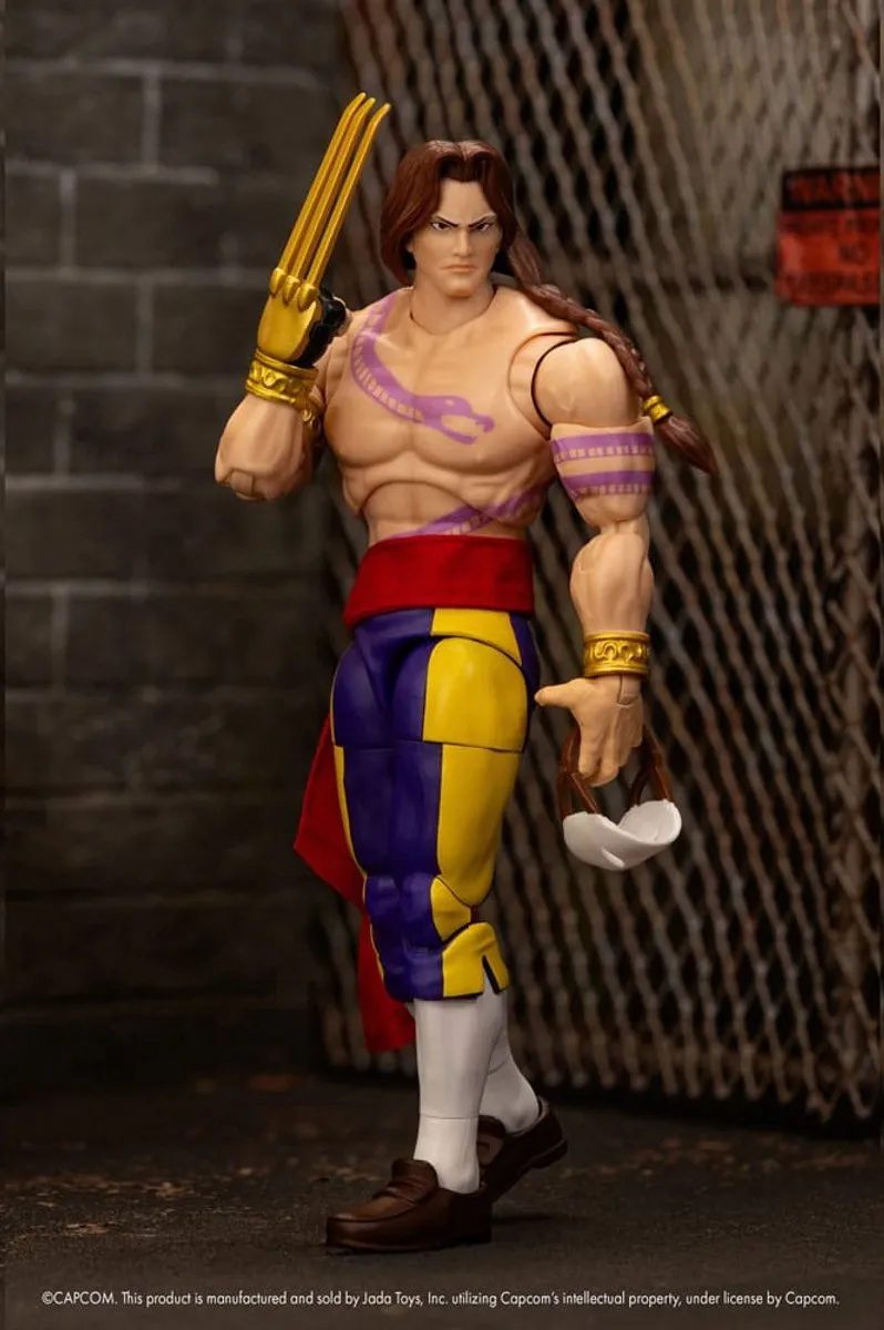 Jada Toys Ultra Street Fighter II Vega Action Figuur 15cm - Multi - afbeelding 6 van 6