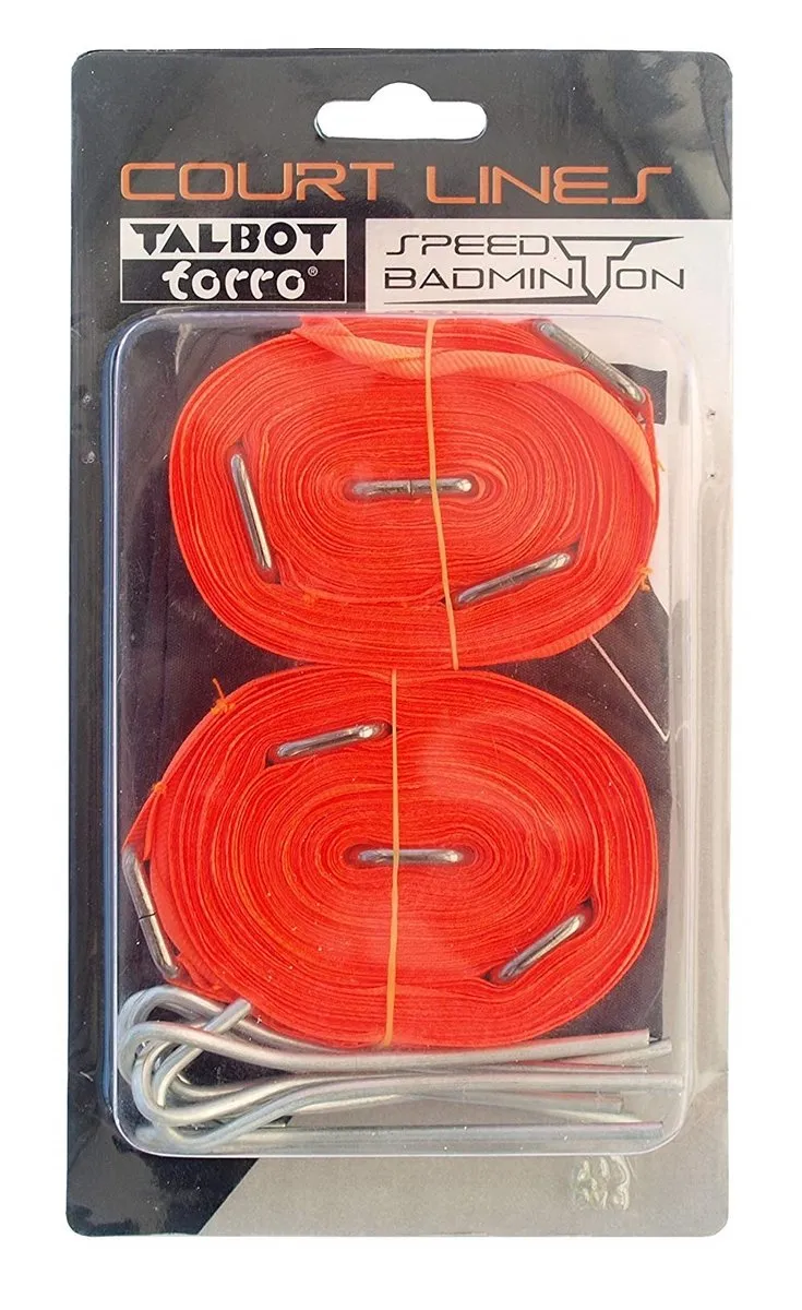 Schildkröt Talbot Torro Speed Badmintonveld - Rood
