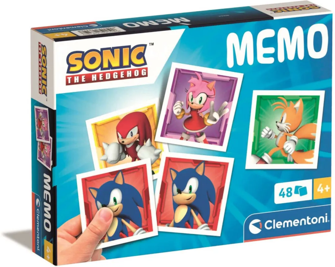 Clementoni Sonic Memory 48 Kaarten