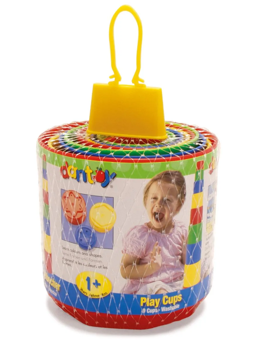 Dantoy Play Cups in Net DY5417 - Multicolor
