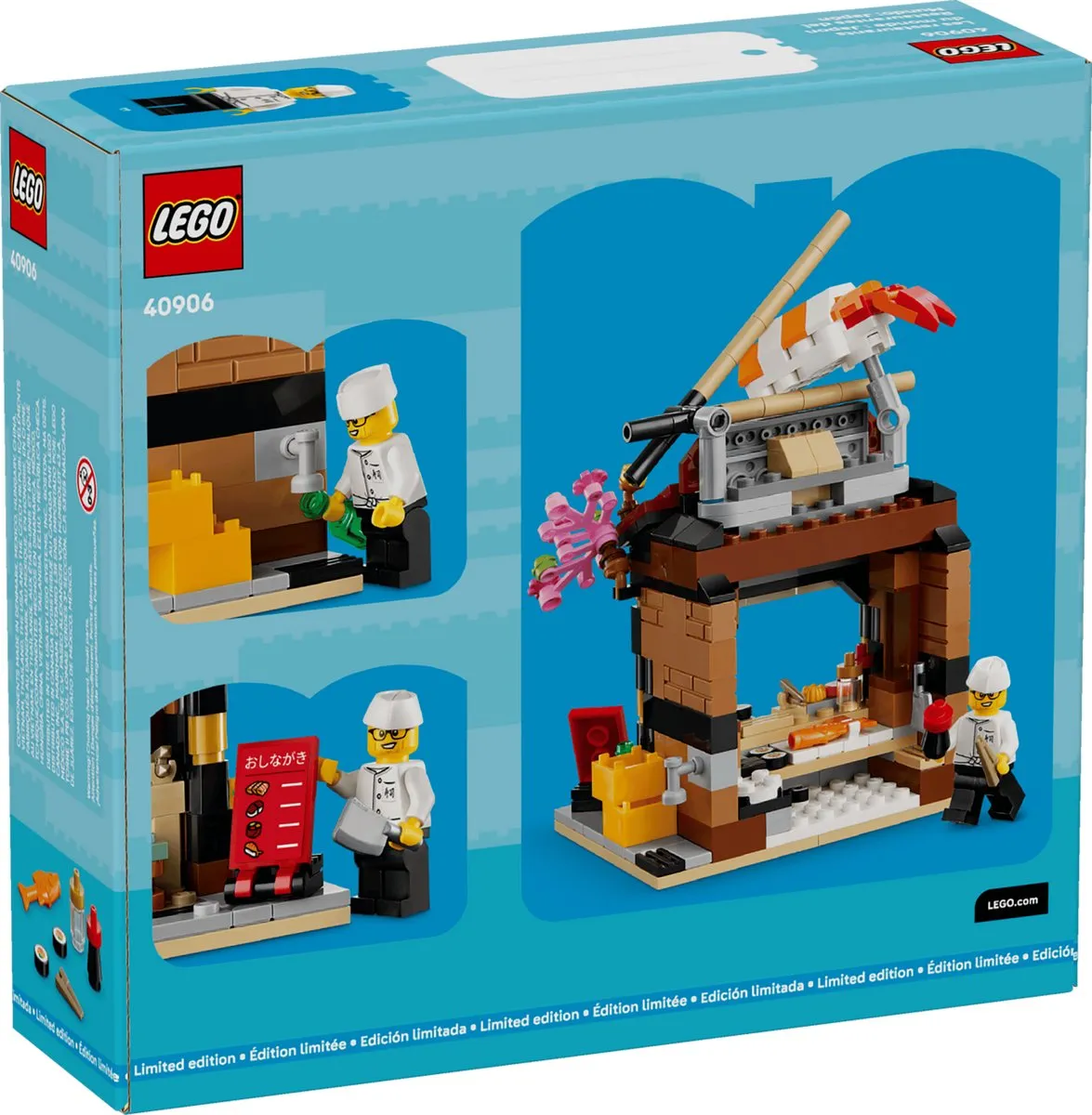 LEGO Limited Edition 40906 Restaurants van de Wereld Japan - 289 Stukken
