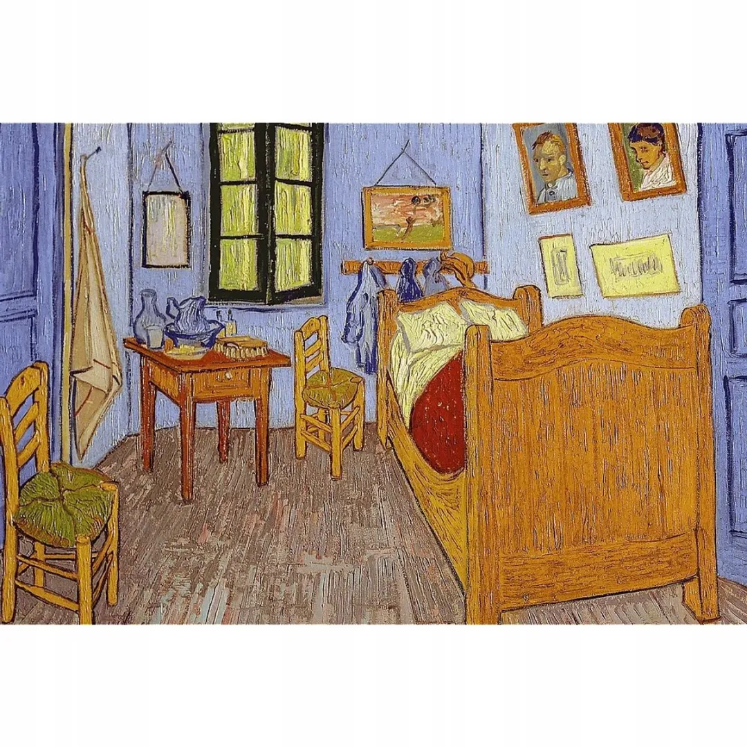 Trefl Puzzel Van Goghs Kamer in Arles 500 Stuks - Met Lijst