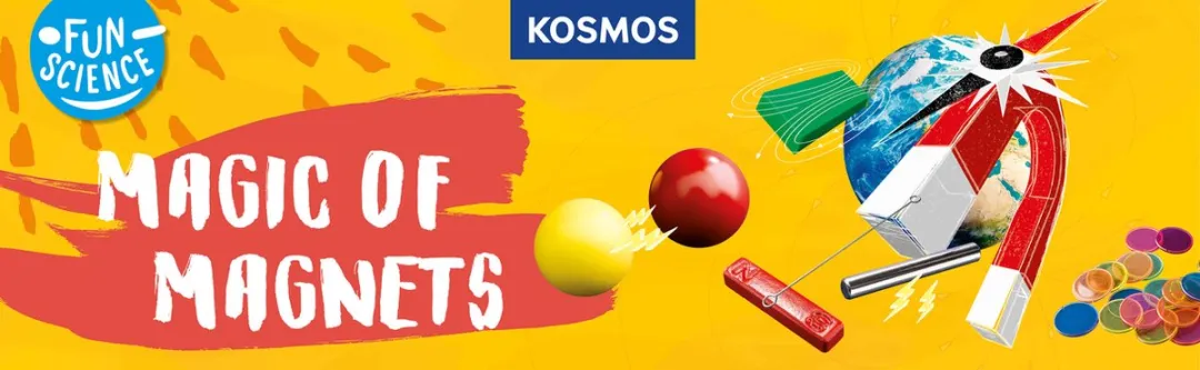 Kosmos Magic of Magnets Experimenteerset 617233 - Magneetstaaf/Spoel/Kompas