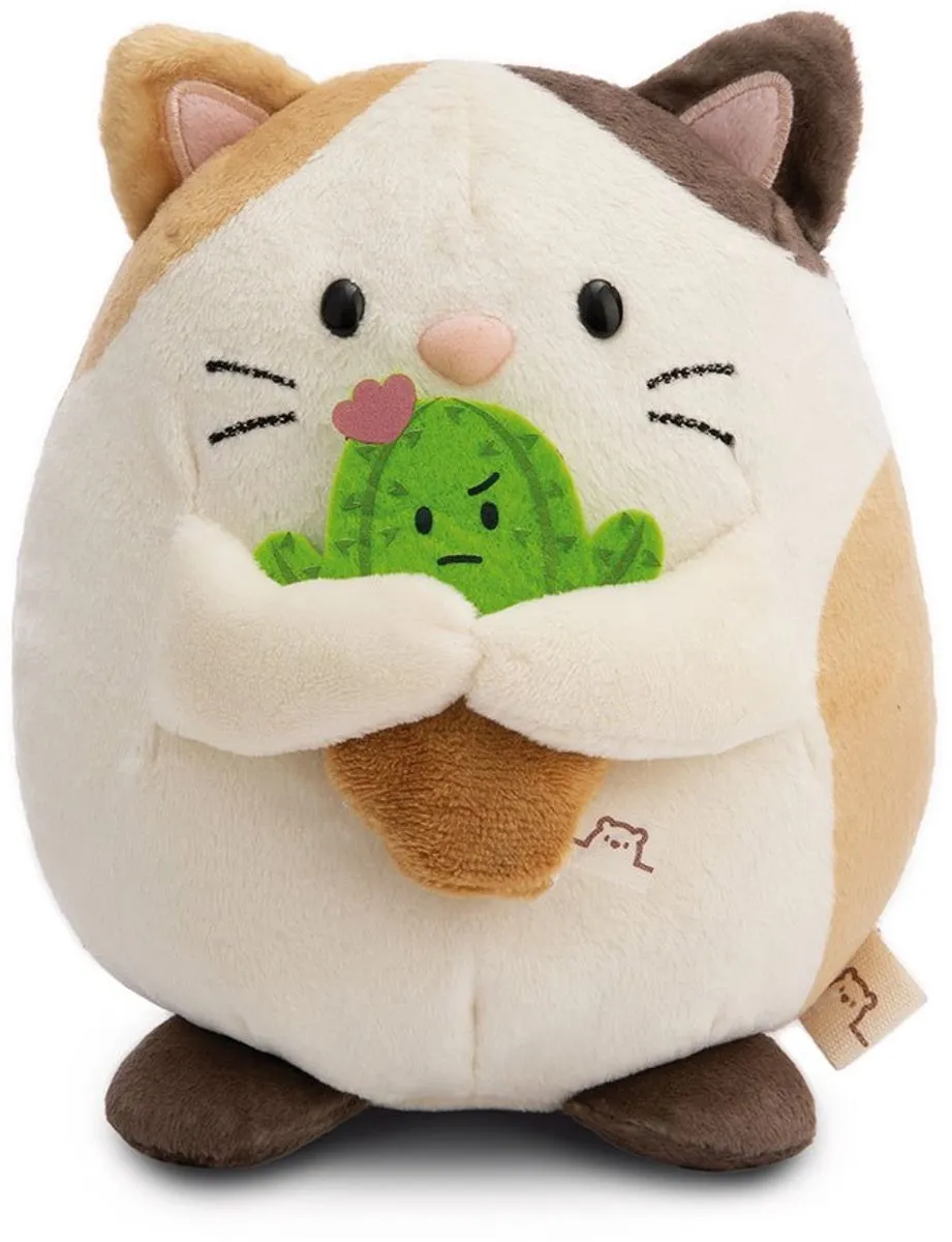 Nici Big Friends Cat Angy Knuffel 27cm - Cactus - Multi