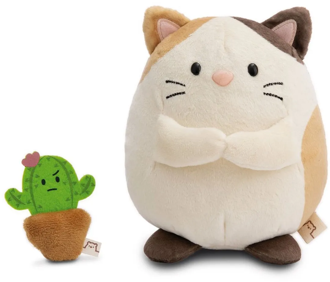 Nici Big Friends Cat Angy Knuffel 27cm - Cactus - Multi