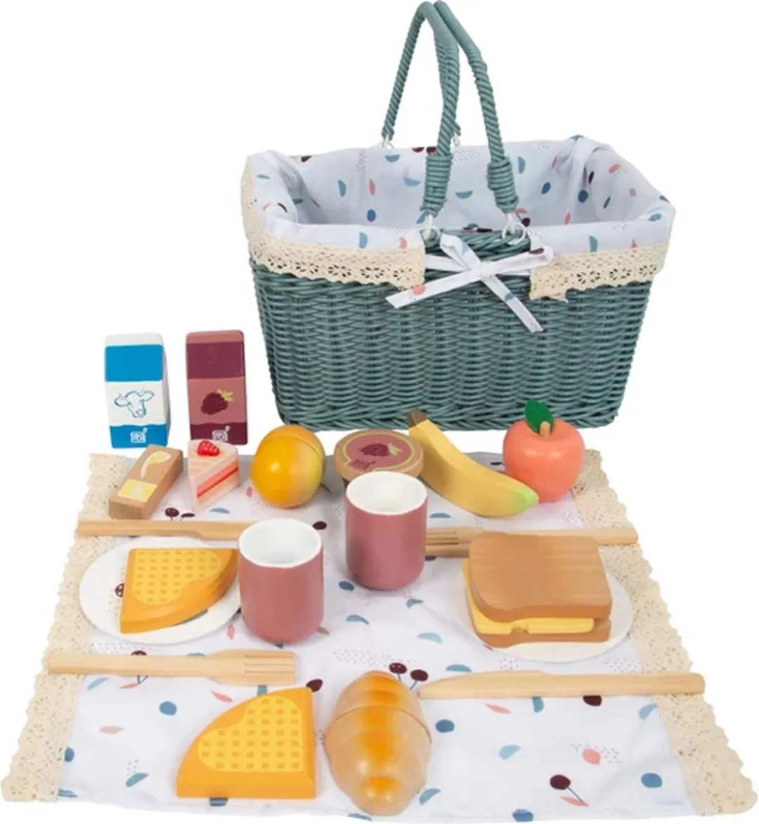 Small Foot Picknickset Tasty Houten Speelgoed - Multicolor - afbeelding 6 van 6