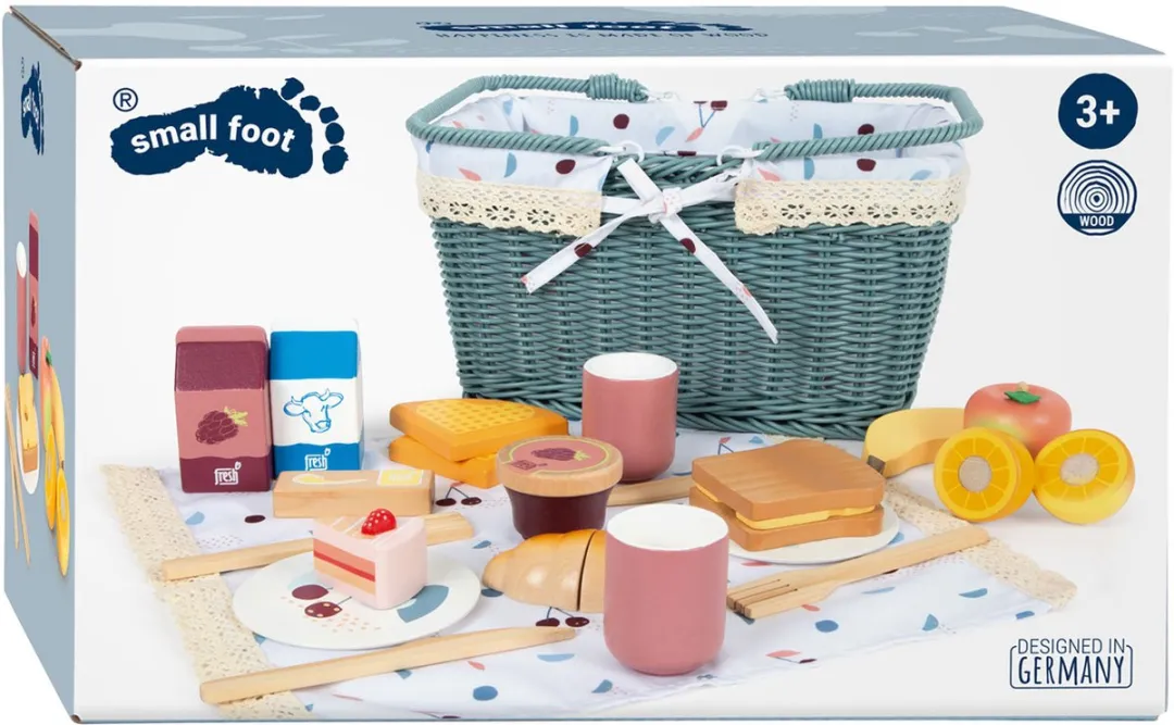 Small Foot Picknickset Tasty Houten Speelgoed - Multicolor